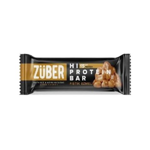 Züber Hi Protein Fıstık Ezmeli  Bar  45 Gr