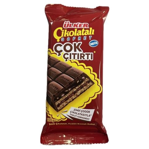 Ülker Çikolatalı Gofret Tablet 100 Gr