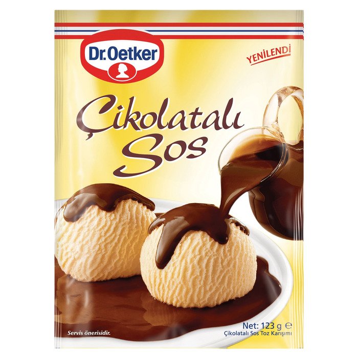 Dr.Oetker Tatlı Sos 123Gr Çikolatalı