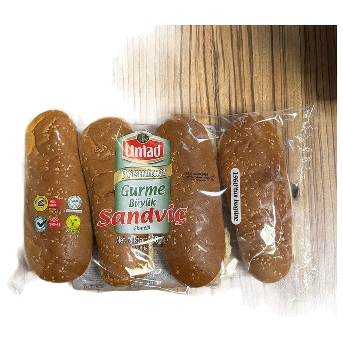 Untad Gurme Sandiviç Ekmeği 460Gr 4 Adet