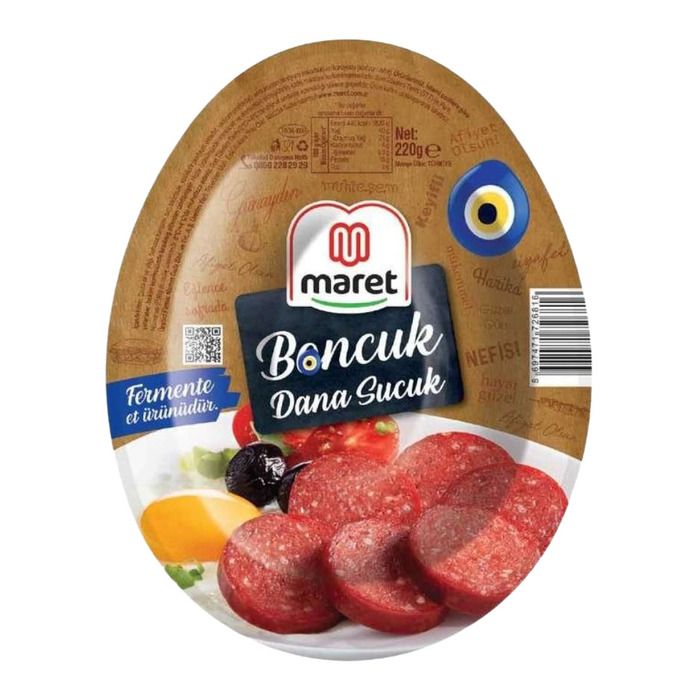 Maret Boncuk Fermante Sucuk 220G