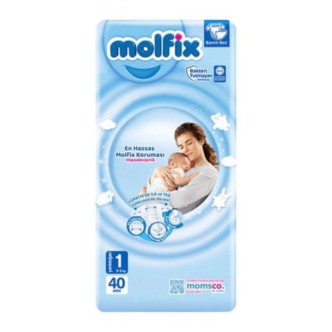 Molfix 3D Jumbo 1 Yenidoğan 40'Lı