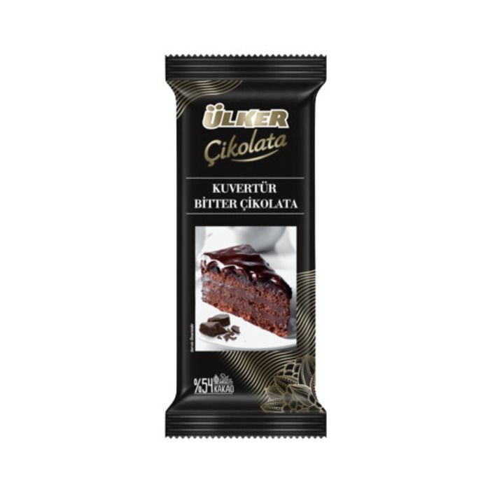 Ülker Kuvertür Bitter Çikolata 200Gr