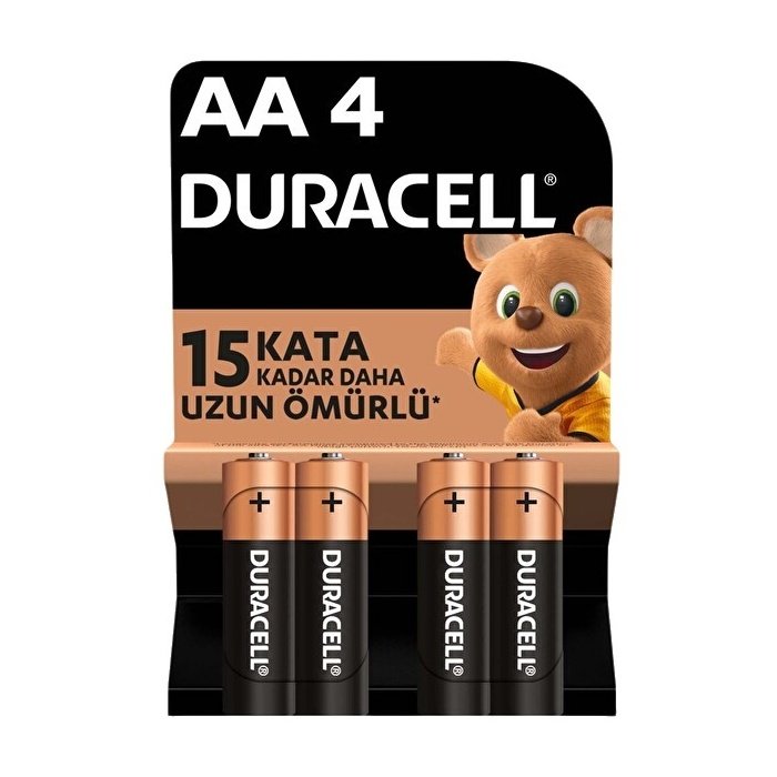 Duracell Aa 4'Lü (Kalem Pil)