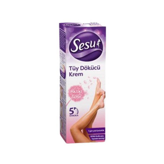 Sesu Tüy Dökücü Krem 100Ml Hassas Ciltler