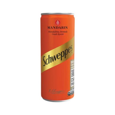 Schweppes 250Ml Kutu Mandarin