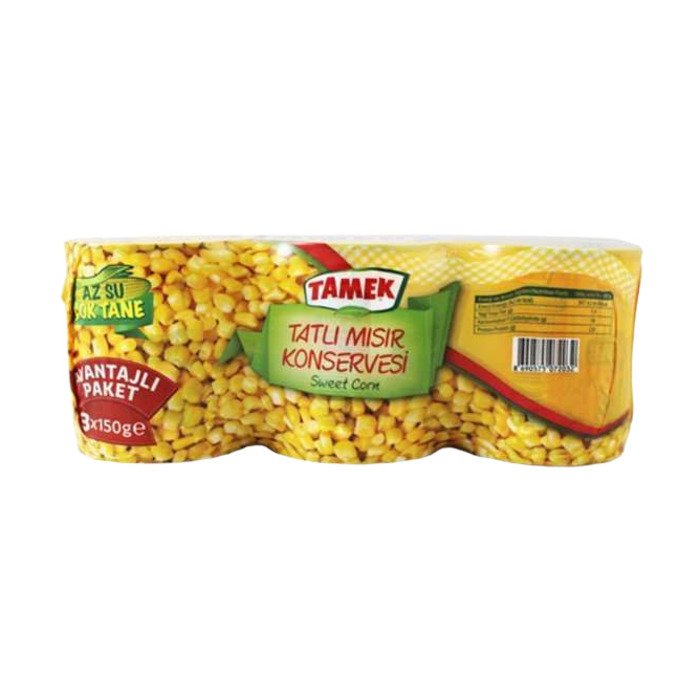 Tamek Konserve Mısır 3*210 Gr