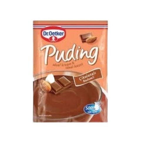 Dr.Oetker Puding 104Gr Çikolatalı Bademli