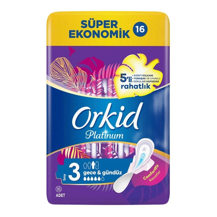 Orkid Platinum Süper Eko 3 Boy 16'Lı Gece