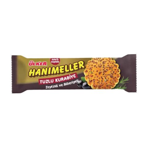 Ülker Hanımeller 81Gr Zeytinli Biberiyeli Tuzlu Kurabiye