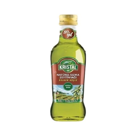 Kristal Naturel Sızma Zeytinyağ 500ml Cam