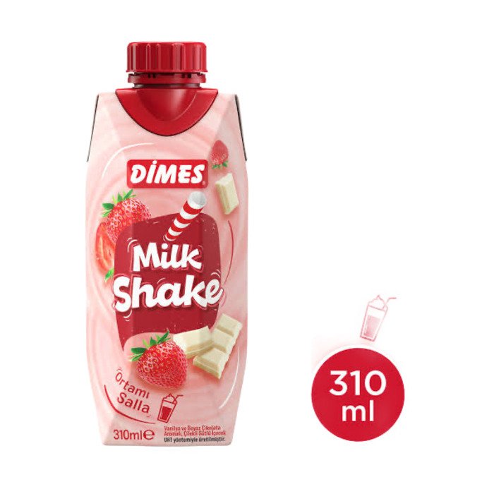 Dimes Milkshake 310Ml Çilek-Vanila