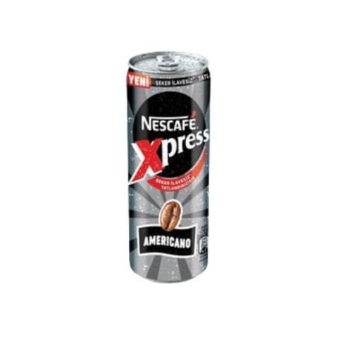 Nescafe Xpress 250Ml Americano Şekersiz (Zero Black)