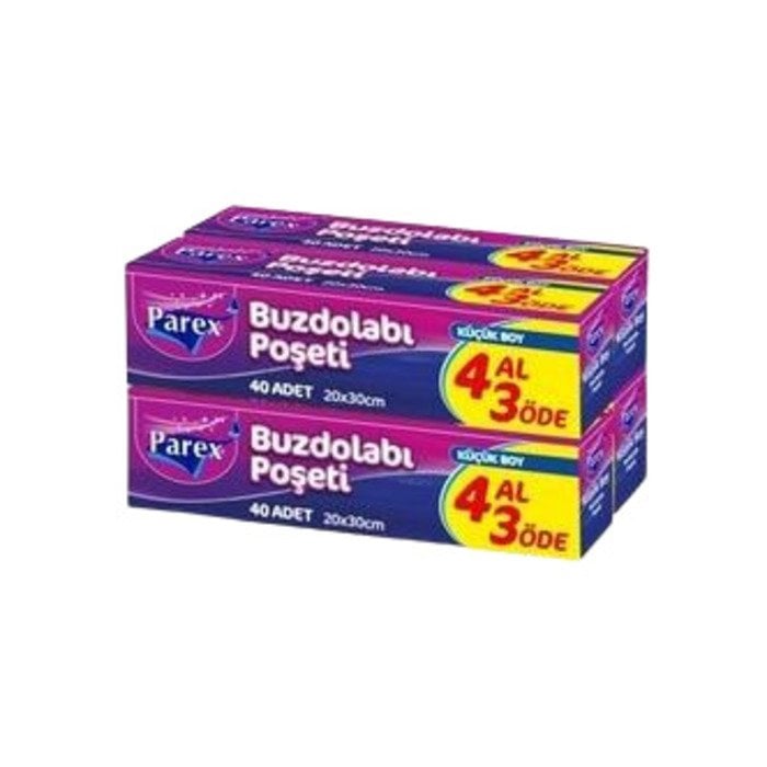 Parex Buzdolabı Poşeti 4 Al 3 Öde Küçük Boy