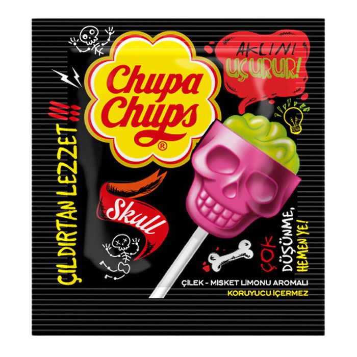 Chupa Chups 3D Kuru Kafa Çilek-Limon