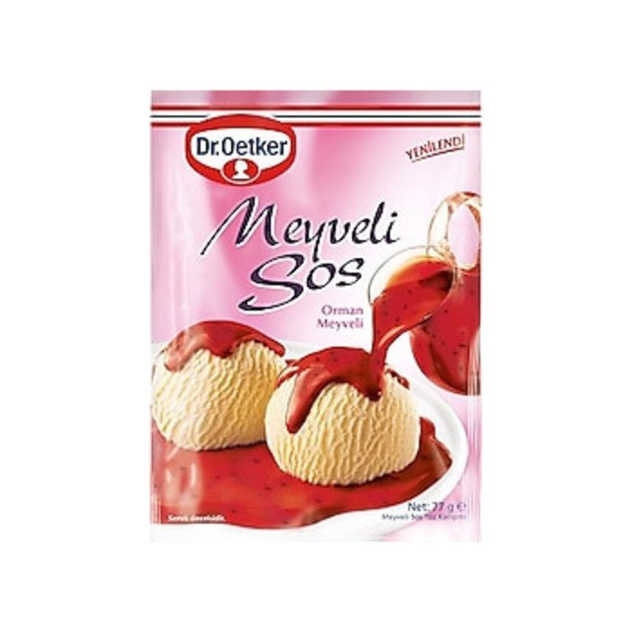 Dr.Oetker Tatlı Sos 77 Gr Meyveli