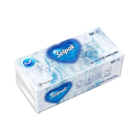 Selpak El Yüz  Havlusu 100 Adet