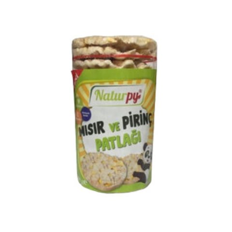 Naturpy Glutensiz Yuv. Pİrinç Ve Mısır Patlağı 100Gr