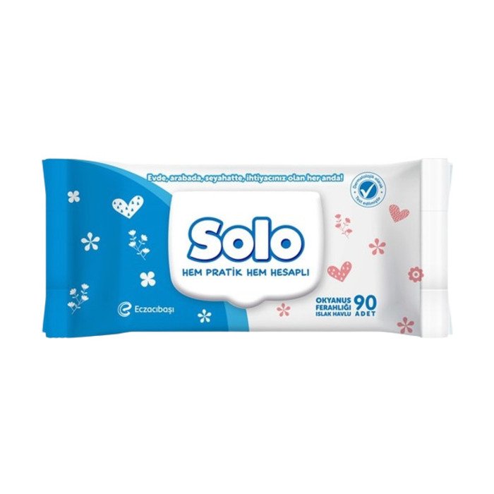 Solo Islak Havlu 90'Lı Okyanus Ferahlığı (Kapaklı)