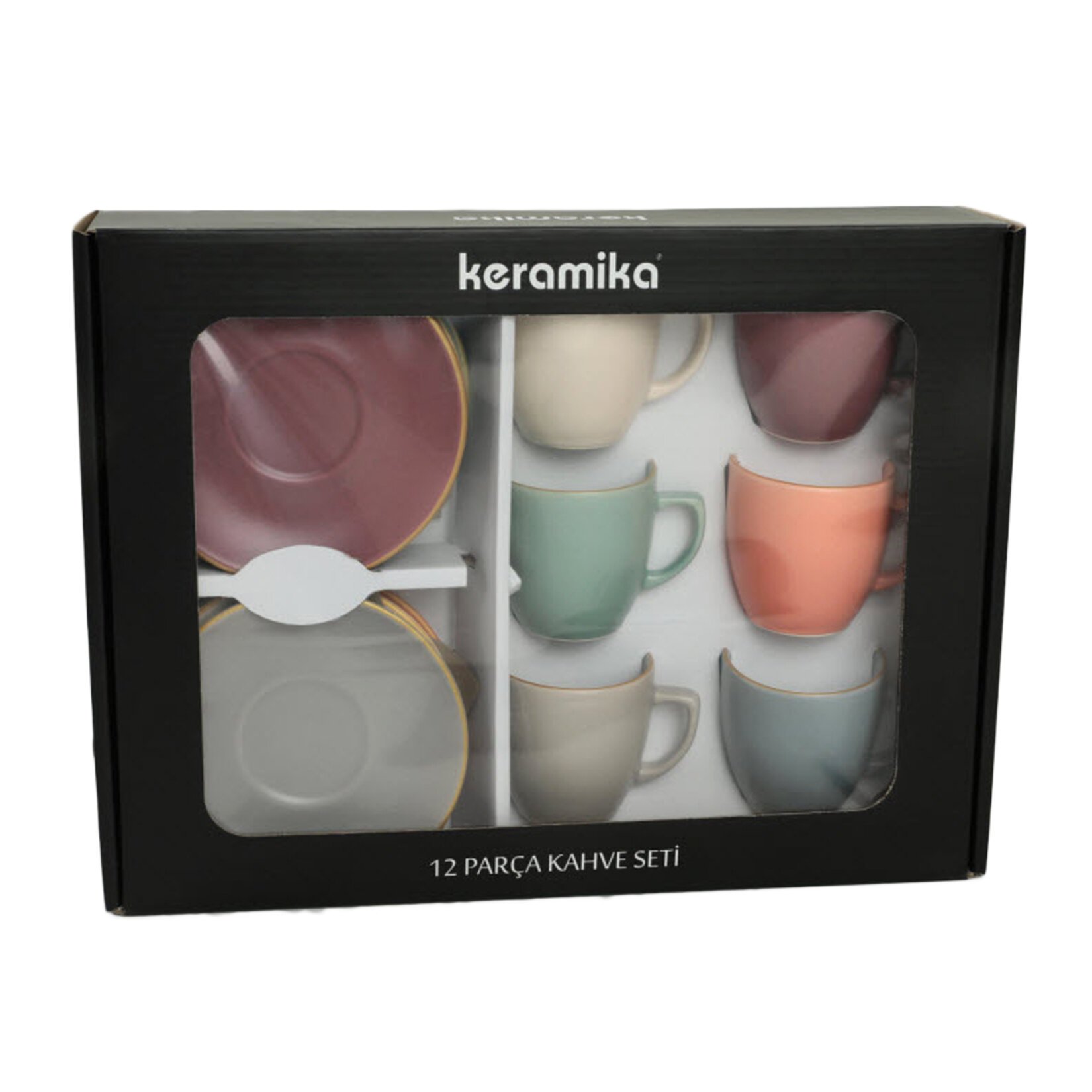 Keramika Kahve Takımı 12 Parça