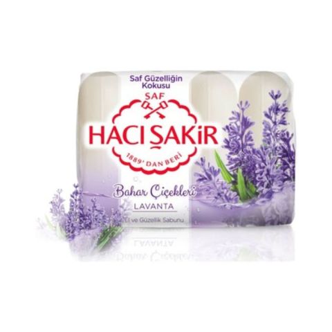 Hacı Şakir Sabun 4X70Gr Lavanta