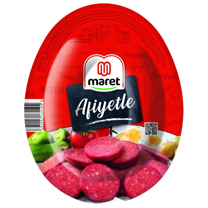 Maret Afiyetle Dana Sucuk 200Gr
