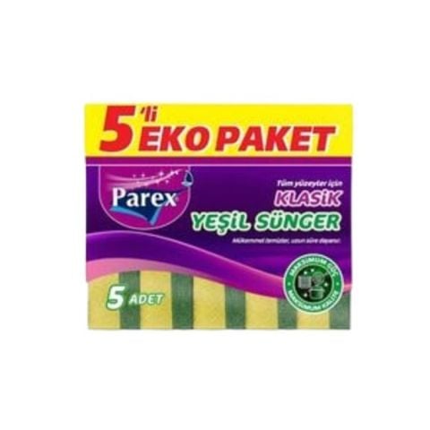 Parex Sünger Klasik 5'Li Düz