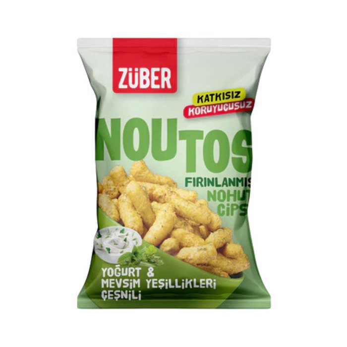 Züber Noutos Fırınlanmış Nohut Cipsi Yoğurt&mevsim 55Gr