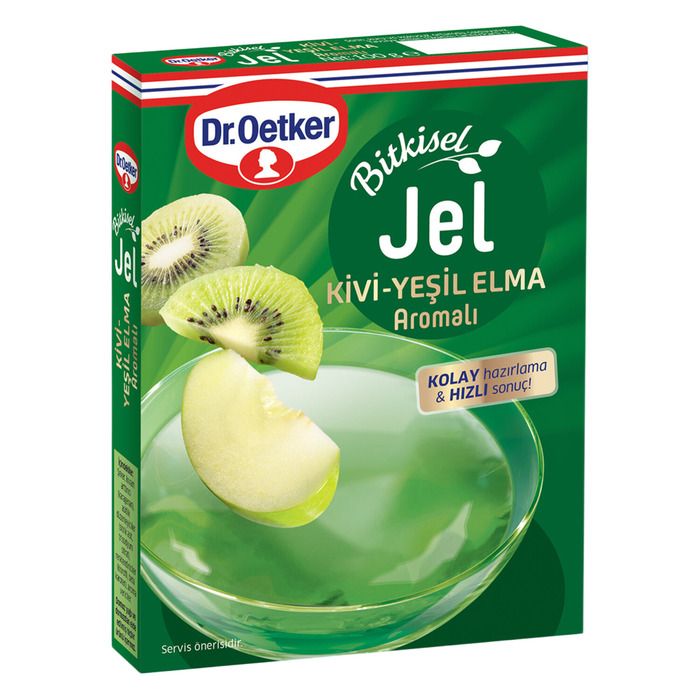 Dr.Oetker Bitkisel Jel100Gr Kiviyeşil Elma Aromalı
