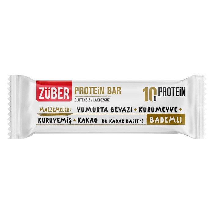 Züber Gulutensiz Bademli  Protein  Bar  40 Gr