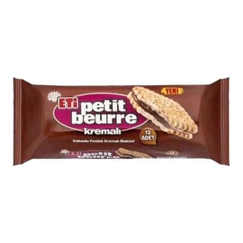 Eti Petit Beurre 270g Kakaolu Fındıklı Kremalı Bisküvi
