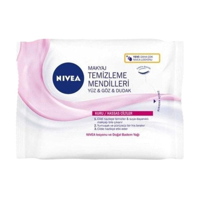 Nıvea  Makyaj Temizleme Mendili 25 Adet Kuru Cilt