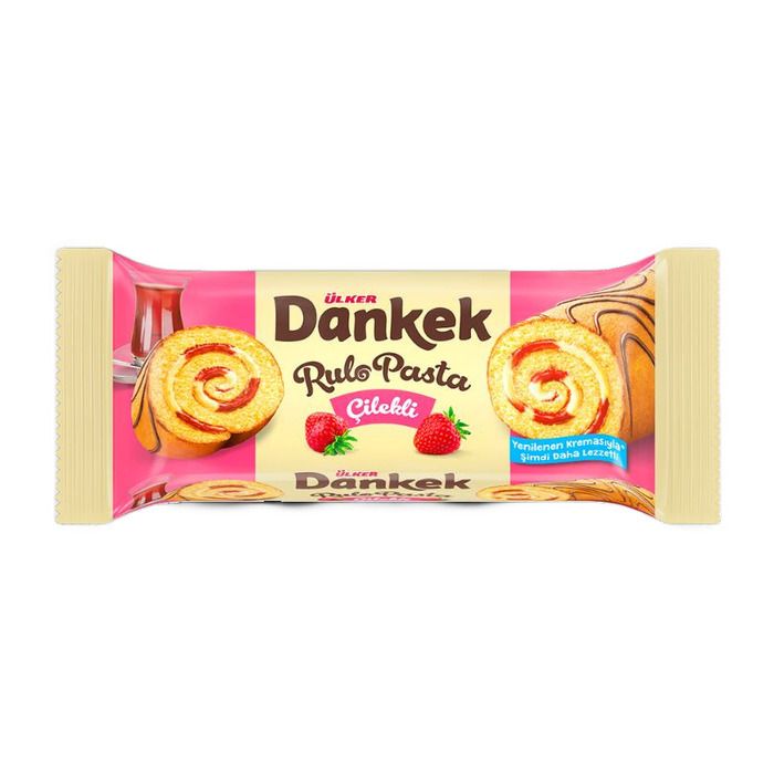 Ülker Dankek Rulo Pasta 235Gr Çilekli