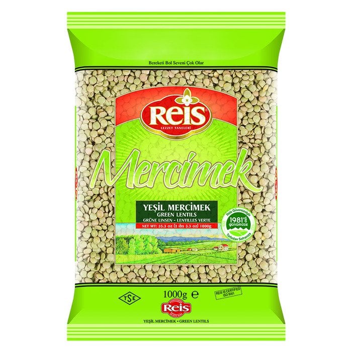 Reis 1Kg Yeşil Mercimek