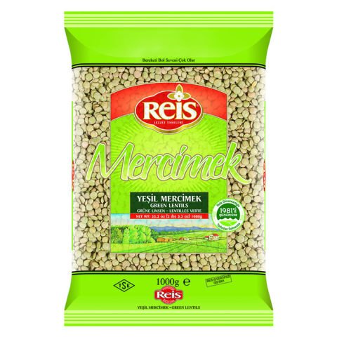 Reis 1Kg Yeşil Mercimek