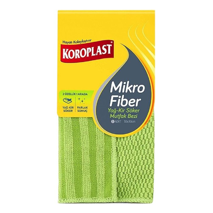 Koroplast Mikrofiber Kir Sökücü Mutfak Bezi 30X30 Cm