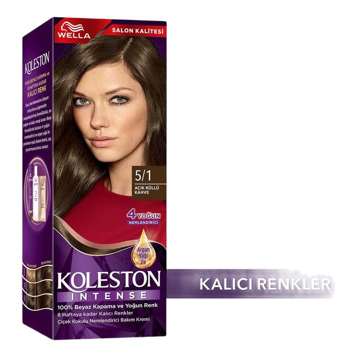 Koleston Naturals İntense  5/1 Açik Küllü Kahve