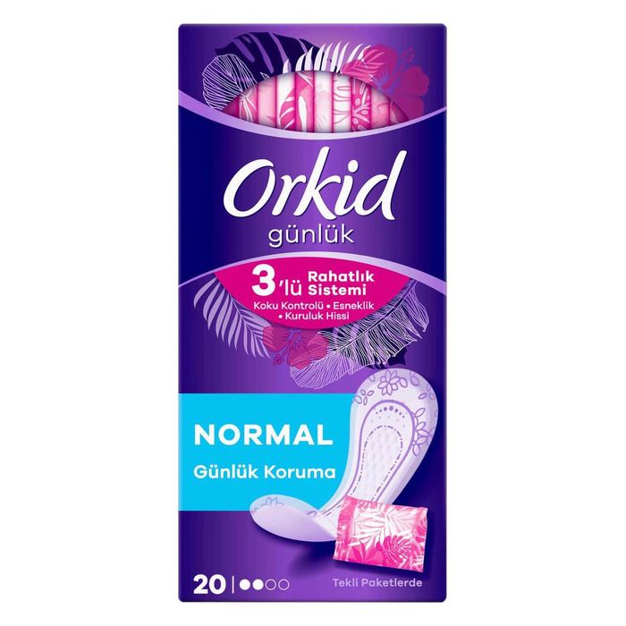 Orkid Günlük Ped Günlük Koruma 20'Li Normal