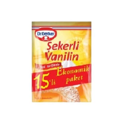 Dr.Oetker Şekerli Vanilin 15'Li (75Gr)