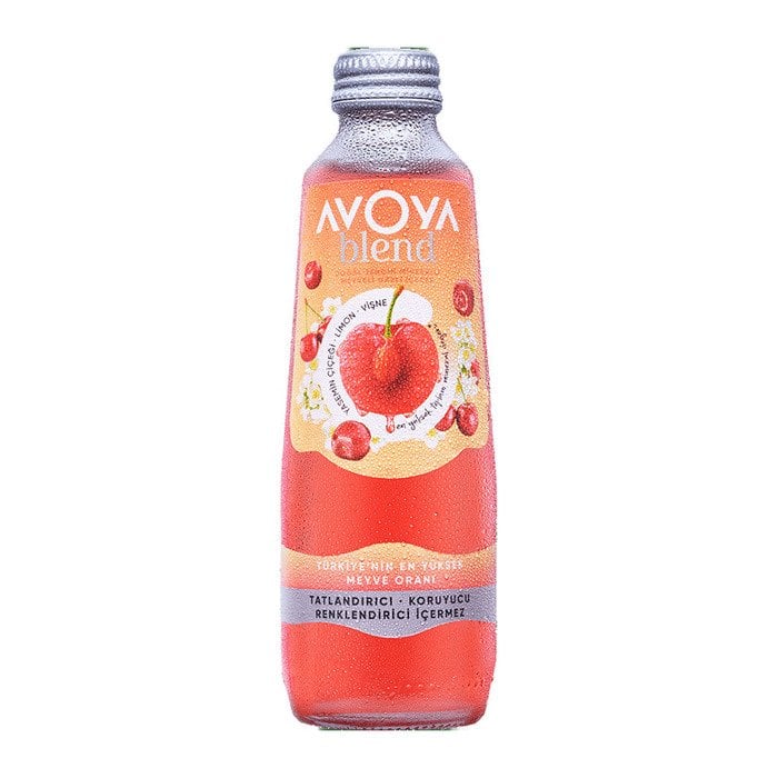 Avoya Mineralli Gazlı İçecek 250ml Blend Vişne-Limon