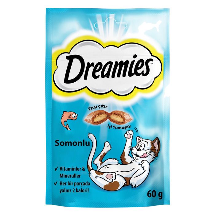 Whiskas Dreamies Kedi Ödül Maması 60Gr Somon
