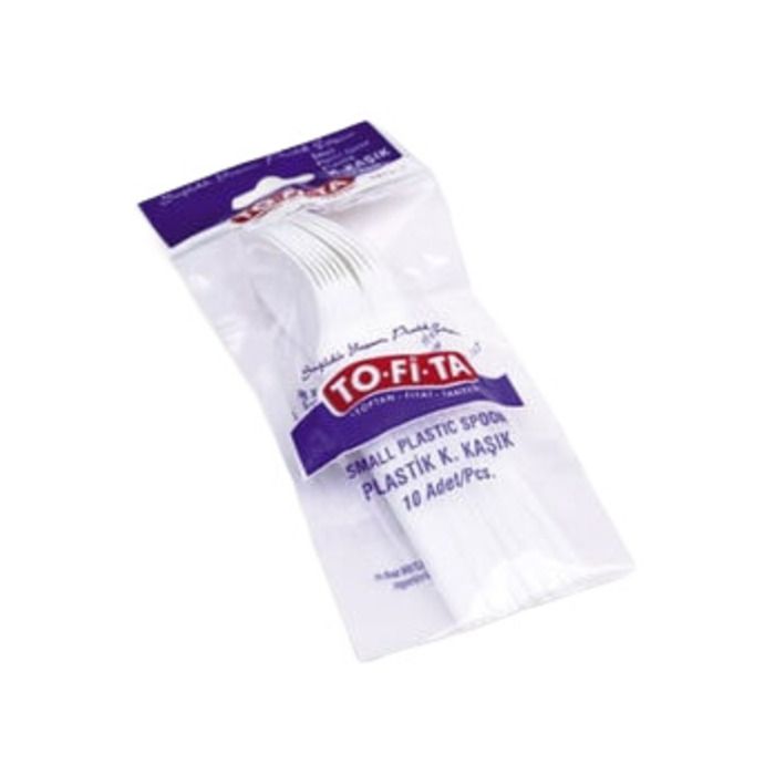 Tofita Plastik Kaşık 10Lu