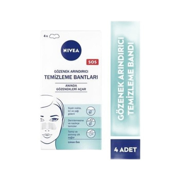 Nıvea T Bölgesi Temizlici Bant 4'Lü
