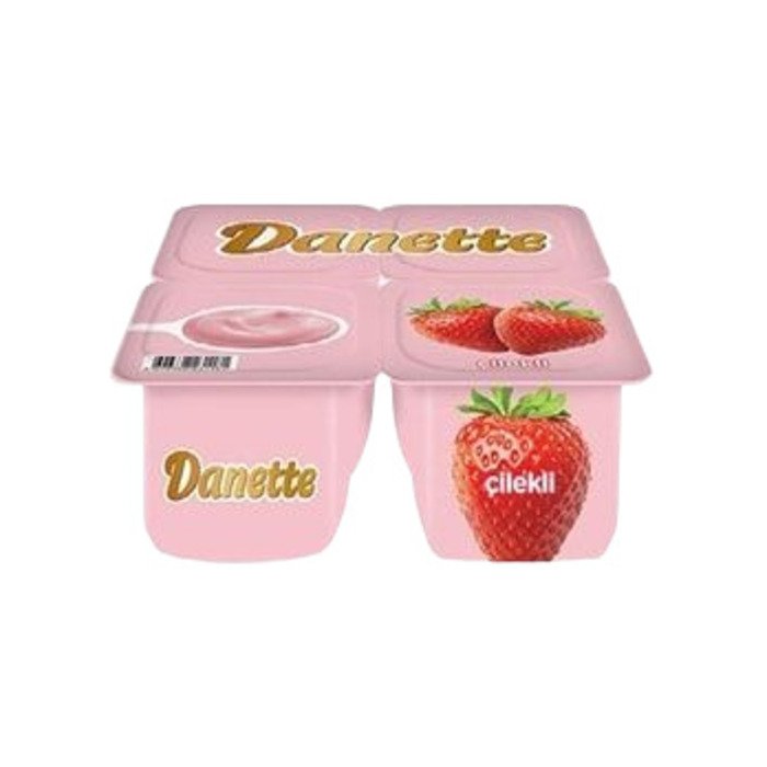 Danone Danette 4X100Gr Çilek