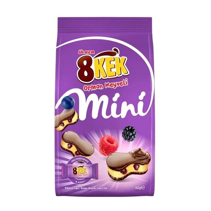 Ülker Dankek 8 Kek Mini 162Gr Orman Meyveli