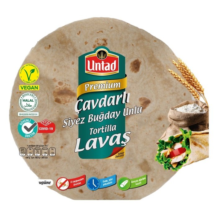 Untad Lavaş Çavdarlı 6lı 390Gr