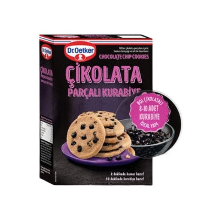 Dr.Oetker Çikolata Parçalı Kurabiye 223Gr