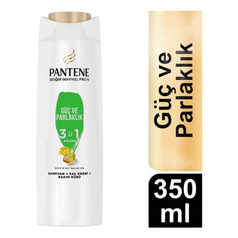 Pantene Şamp.350Ml Güç Ve Parlaklık 3İn 1
