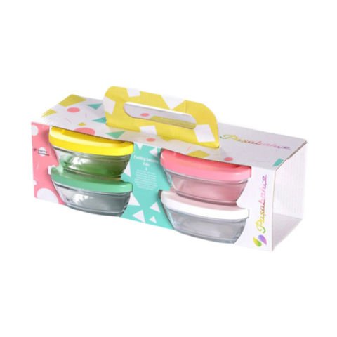 Paşabahçe Pudding Saklama Kabı 4'Lü  P.96840