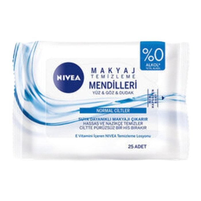 Nıvea  Makyaj Temizleme Mendili 25 Adet Normal Cilt